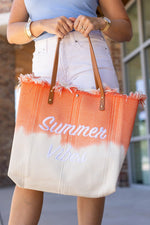 Load image into Gallery viewer, Fringe Summer Vibes Bag - Orange
