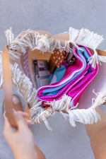 Load image into Gallery viewer, Fringe Summer Vibes Bag - Tan
