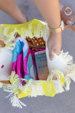 Load image into Gallery viewer, Fringe Summer Vibes Bag - Yellow
