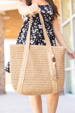 Load image into Gallery viewer, Classic Woven Bag - Tan
