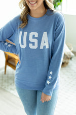 Load image into Gallery viewer, USA Pullover - Blue
