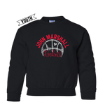 Load image into Gallery viewer, John Marshall Rockets Basketball YOUTH  Tee/Crew Neck/ Hoodie
