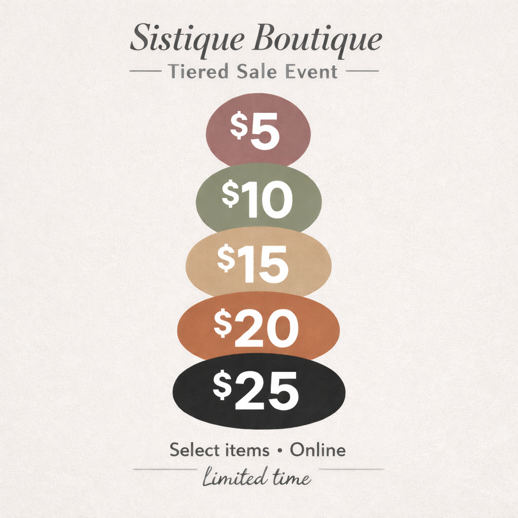 $5 . $10 . $15 . $20 . $25  SALE