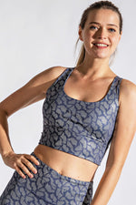 Load image into Gallery viewer, Rebel Foil Print Sports Bra
