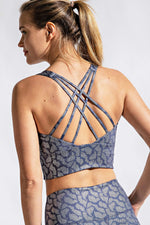 Load image into Gallery viewer, Rebel Foil Print Sports Bra

