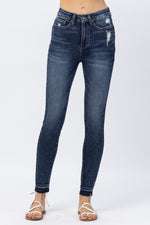Load image into Gallery viewer, Ace Dark Wash Judy Blue Tummy Control Jeans
