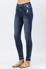 Load image into Gallery viewer, Ace Dark Wash Judy Blue Tummy Control Jeans
