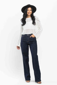 Call My Name Judy Blue Wide Leg Jeans