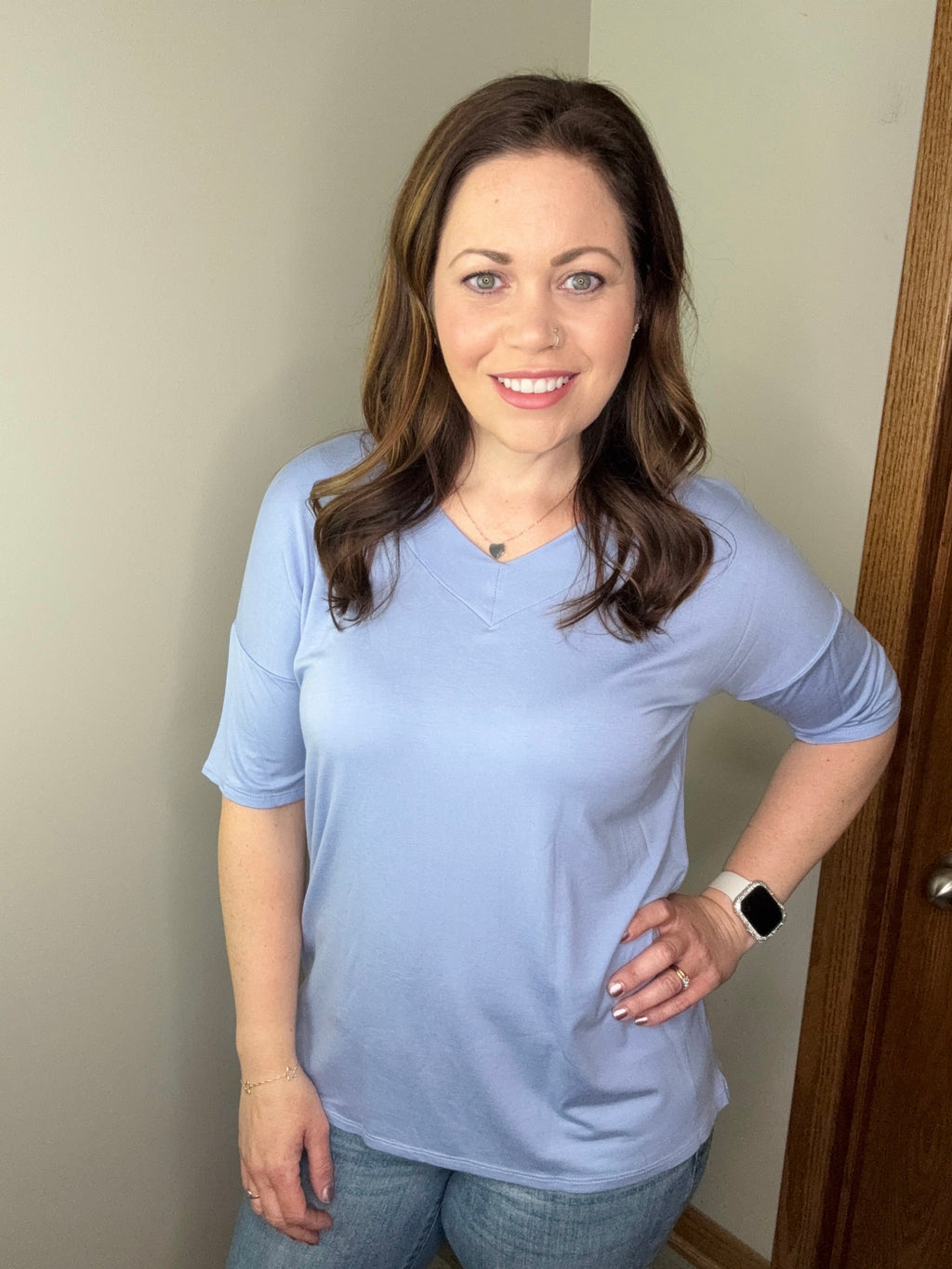 Remember Me Top In Denim FINAL SALE