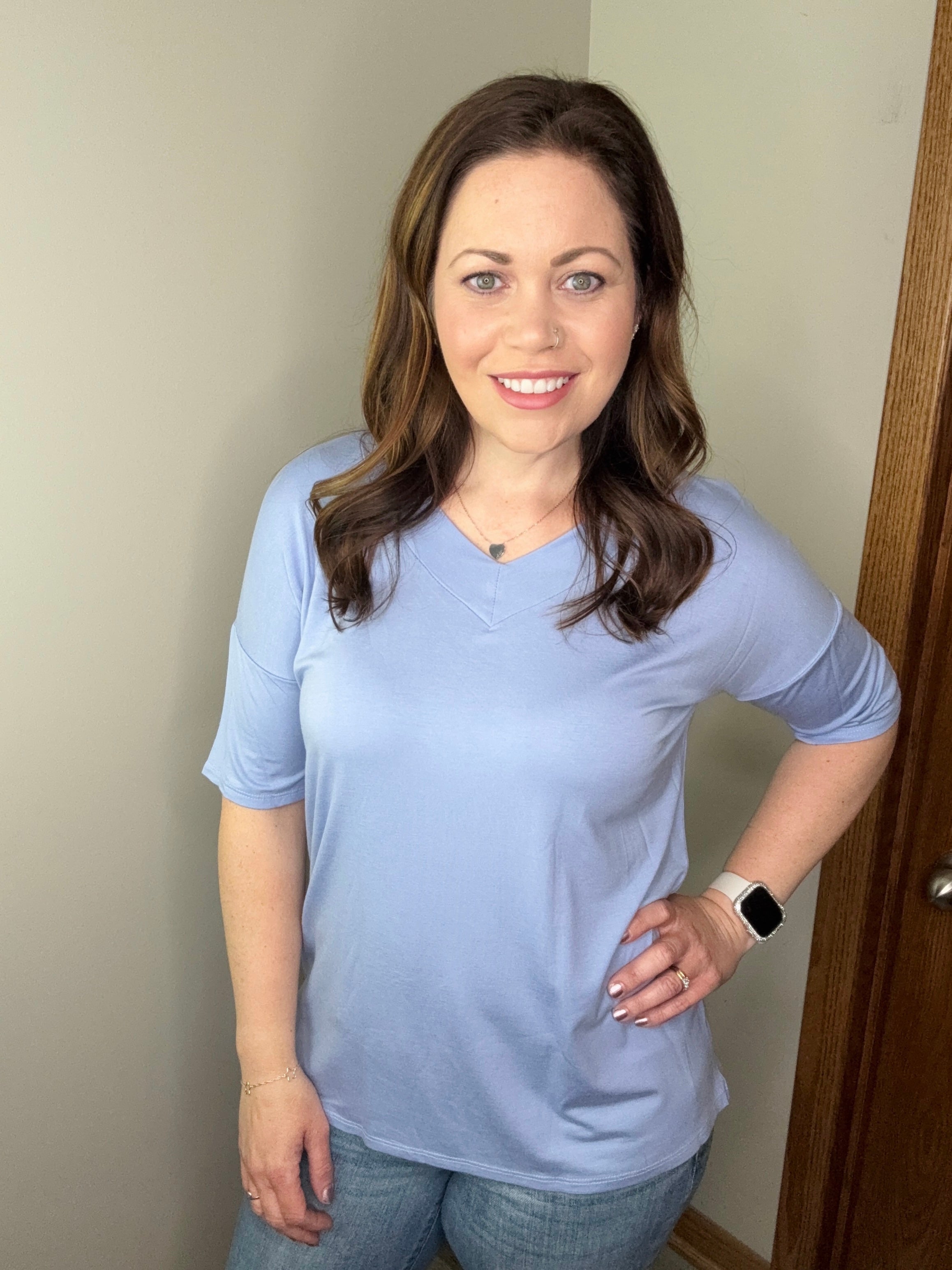 Remember Me Top In Denim FINAL SALE