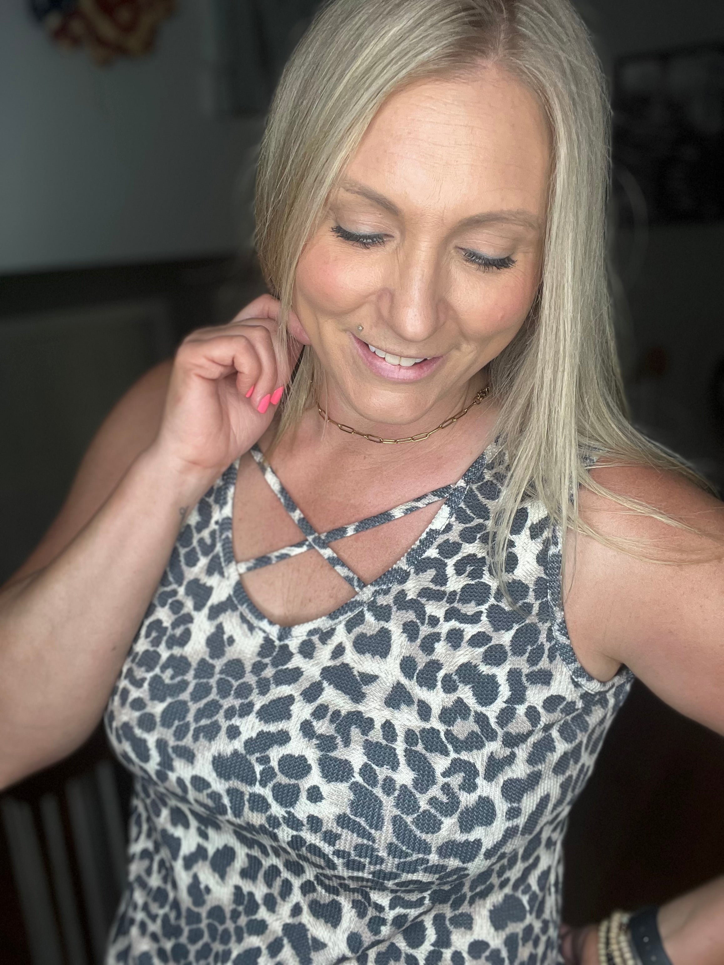 Wild Instinct Crisscross Tank FINAL SALE