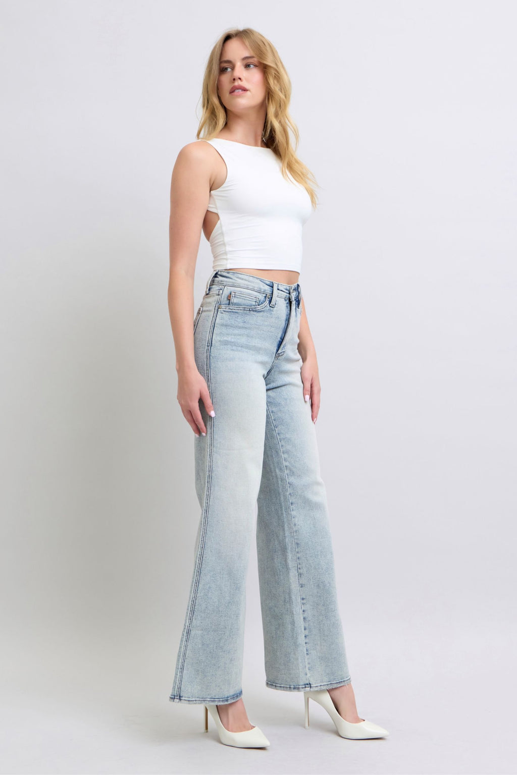 Miranda Retro Wide Leg Jeans by Judy Blue