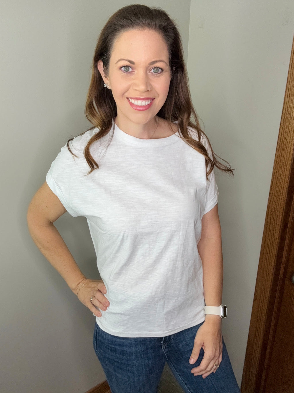 Better Days Tee in White FINAL SALE