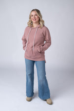 Load image into Gallery viewer, Kacey Ribbed Hoodie - Rose
