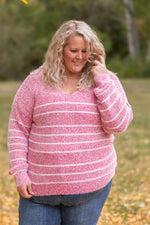 Load image into Gallery viewer, Cozy Striped Sweater - Red
