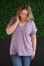 Load image into Gallery viewer, Sierra Pocket Tops - Dusty Purple
