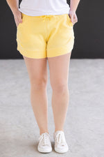 Load image into Gallery viewer, French Terry Stevie Shorts - Lemon Drop
