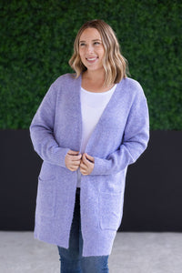 Madison Cozy Cardigan - Lavender