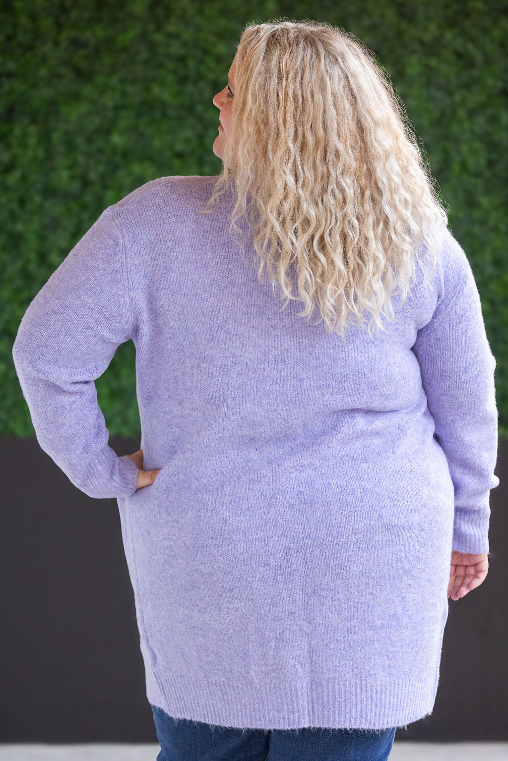 Madison Cozy Cardigan - Lavender