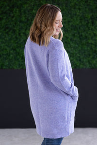 Madison Cozy Cardigan - Lavender