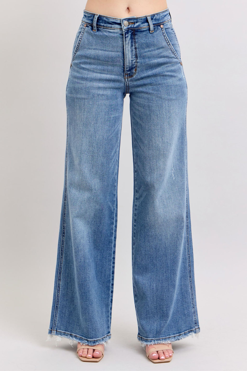 Judy Blue Retro Revival Wide Leg Jeans