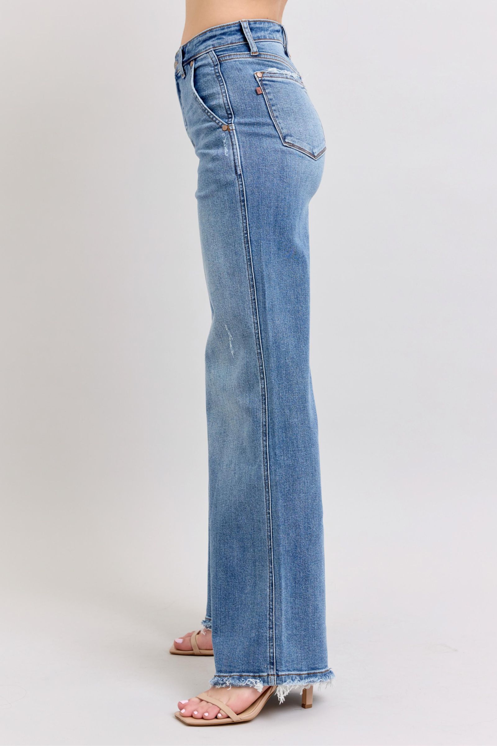 Judy Blue Retro Revival Wide Leg Jeans