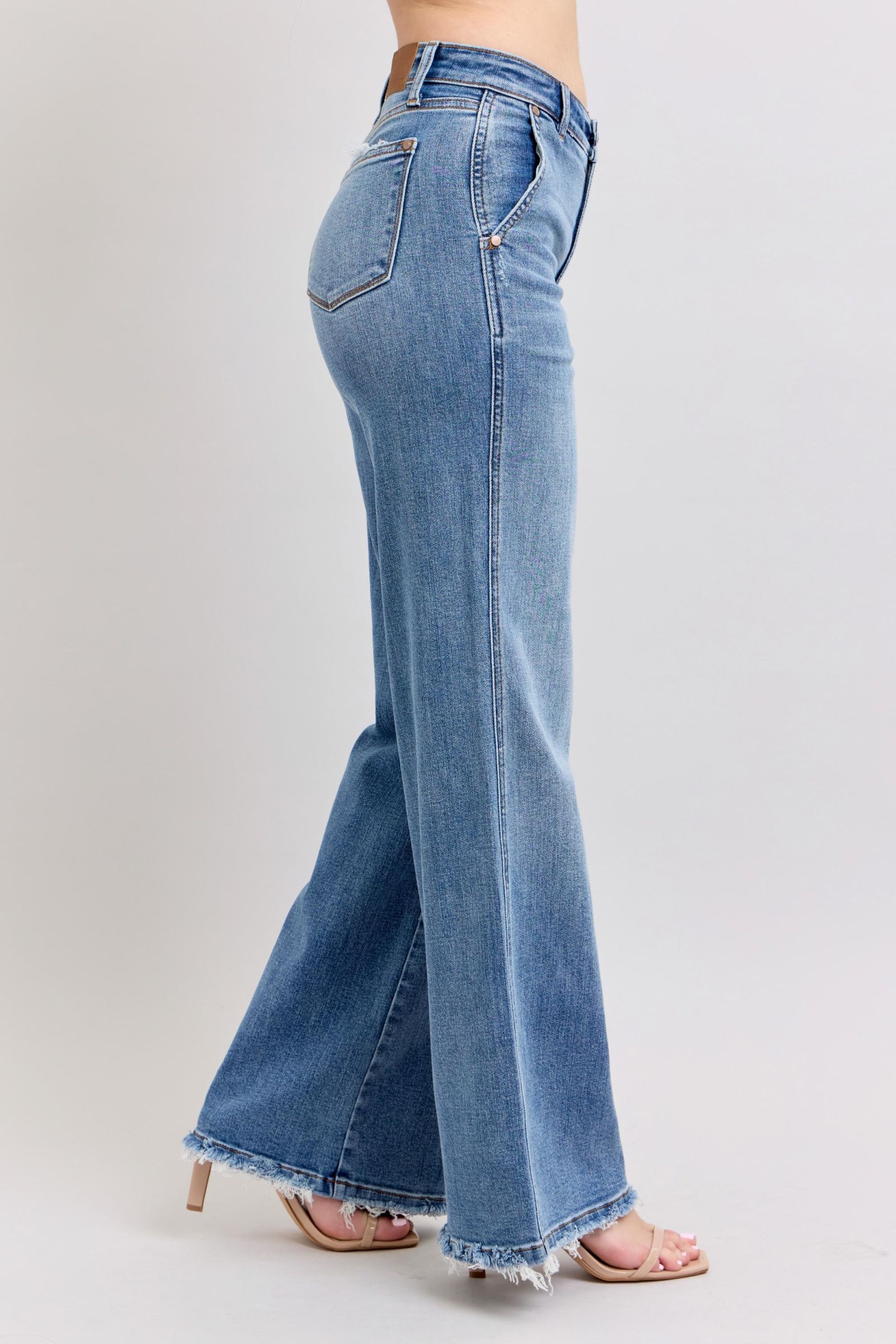 Judy Blue Retro Revival Wide Leg Jeans
