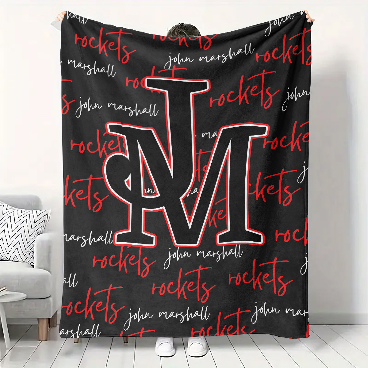 PRE-ORDER John Marshall Rockets Fleece Blanket