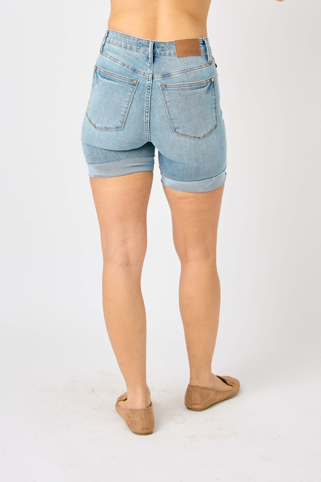 By the Way Judy Blue Tummy Control Shorts FINAL SALE