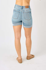 Load image into Gallery viewer, By the Way Judy Blue Tummy Control Shorts
