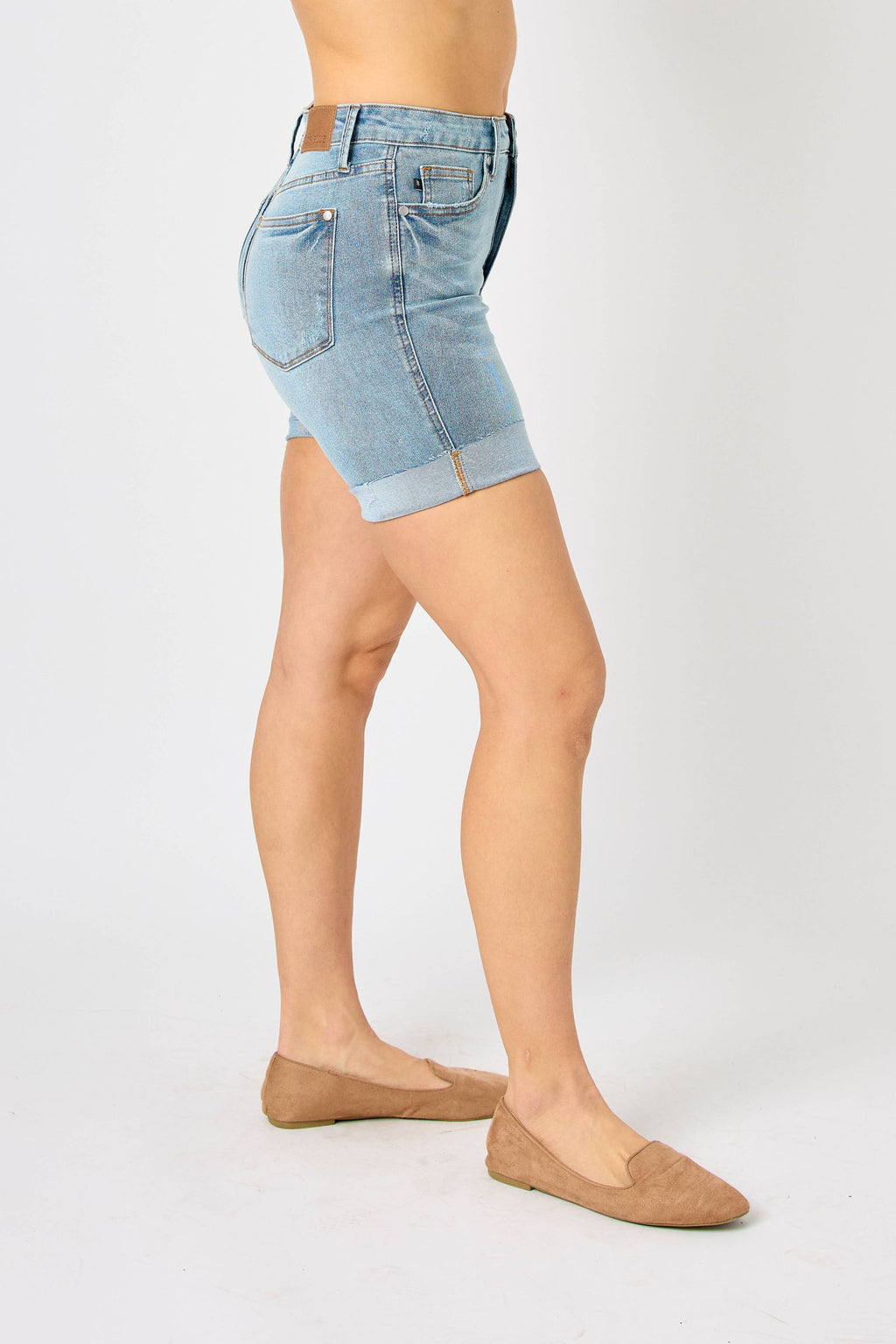 By the Way Judy Blue Tummy Control Shorts FINAL SALE
