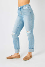 Load image into Gallery viewer, Lucky Stars Judy Blue Boyfriend Jeans
