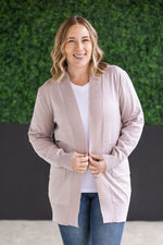 Load image into Gallery viewer, High Pocket Cardigan - Champagne FINAL SALE
