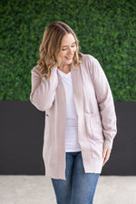 Load image into Gallery viewer, High Pocket Cardigan - Champagne FINAL SALE
