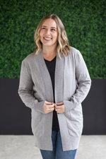 Load image into Gallery viewer, High Pocket Cardigan - Grey FINAL SALE
