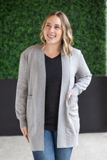 Load image into Gallery viewer, High Pocket Cardigan - Grey FINAL SALE
