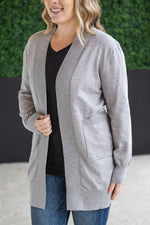 Load image into Gallery viewer, High Pocket Cardigan - Grey FINAL SALE
