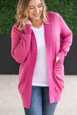 Load image into Gallery viewer, High Pocket Cardigan - Rose FINAL SALE
