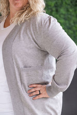 Load image into Gallery viewer, High Pocket Cardigan - Grey FINAL SALE
