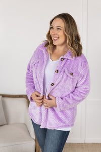 Fleece Shacket - Lavender