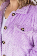 Load image into Gallery viewer, Fleece Shacket - Lavender
