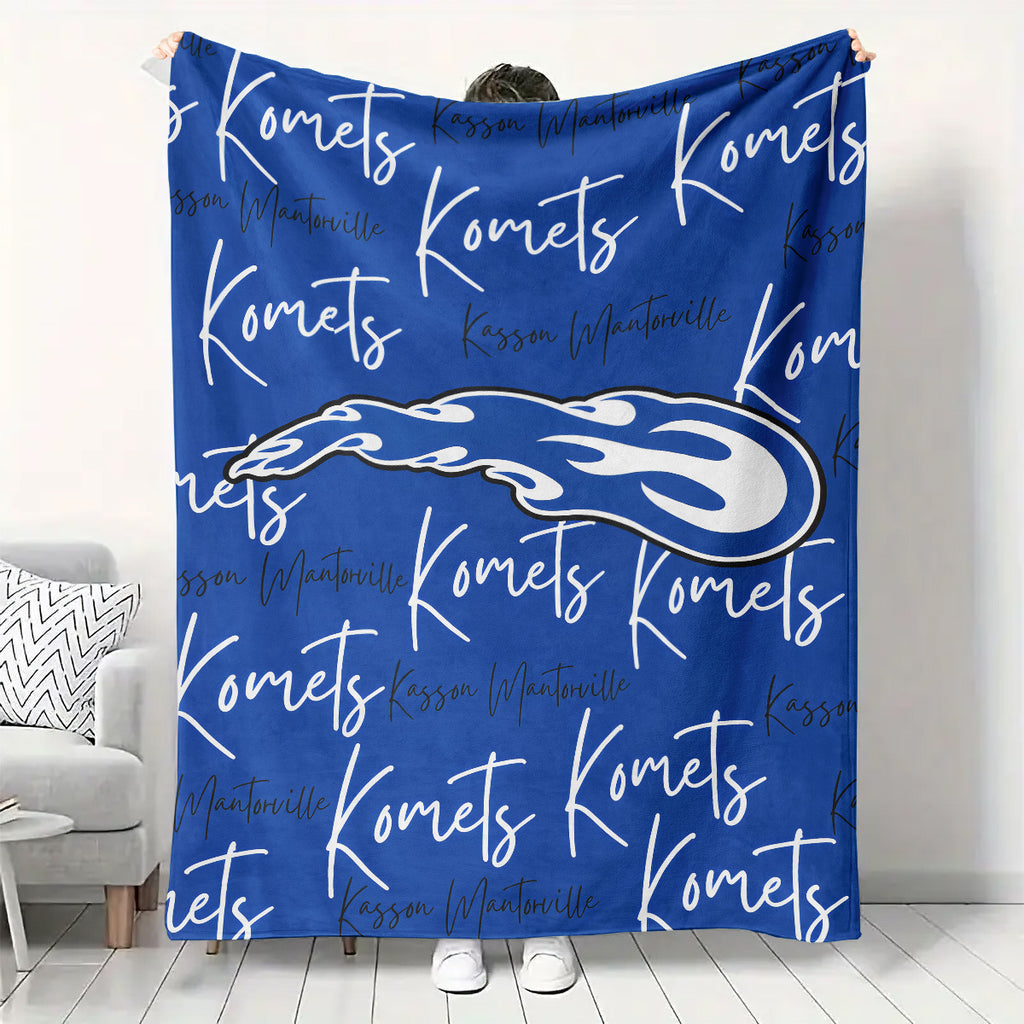 Kasson Mantorville Komets Fleece Blanket
