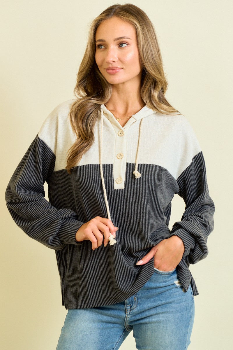 Midnight Coast Colorblock Hoodie