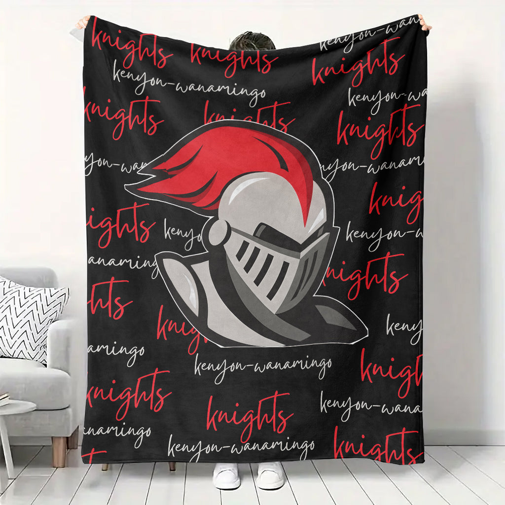 Kenyon Wanamingo Knights Fleece Blanket