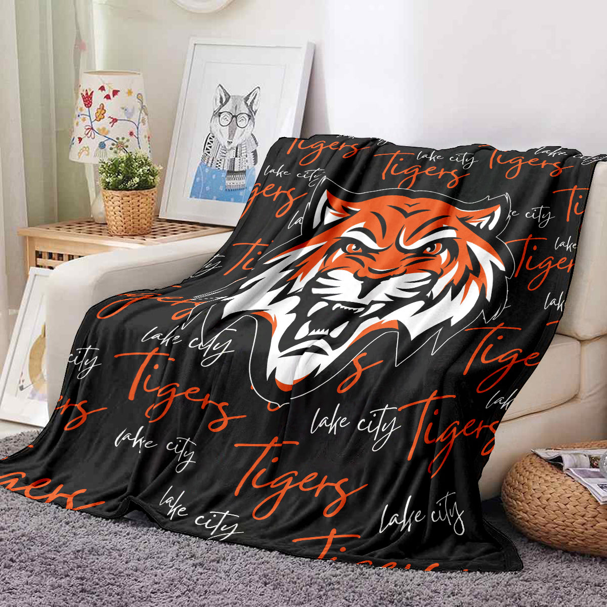 PRE-ORDER Lake City Tigers Fleece Blanket