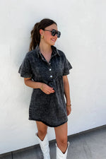 Load image into Gallery viewer, {Pre-Order} Last Dance Denim Dress  *HALF PAYMENT DUE NOW, HALF DUE ON ARRIVAL*
