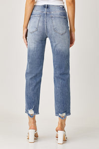 Oh Crop Risen Straight Jeans