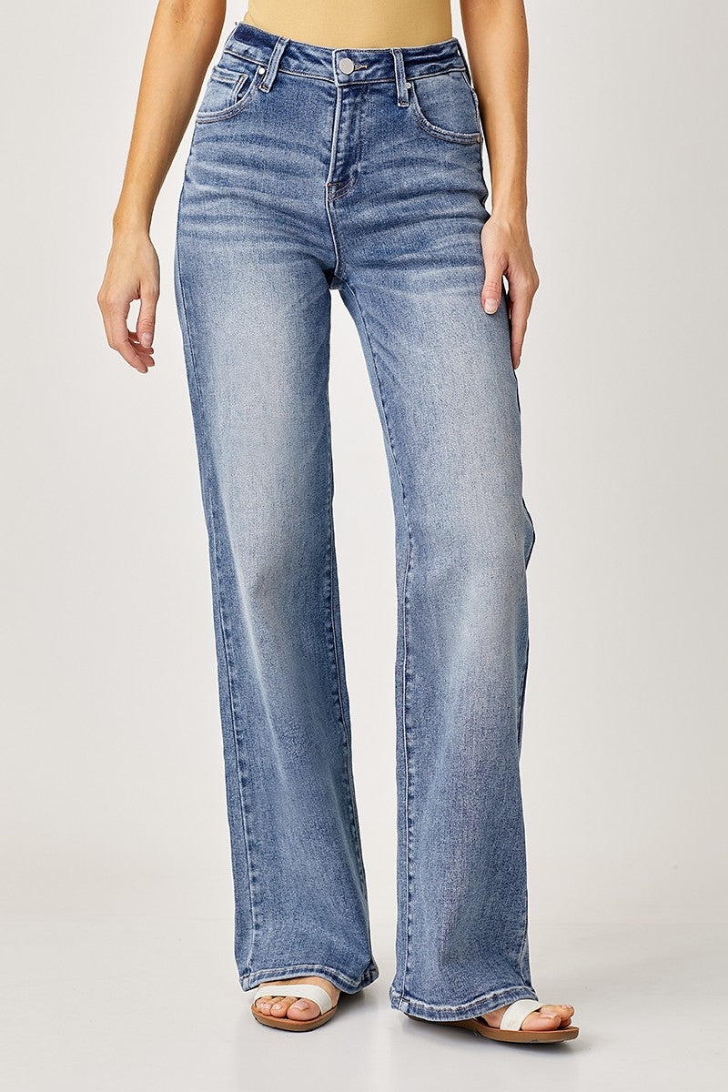 Middy Risen Wide Leg Jeans