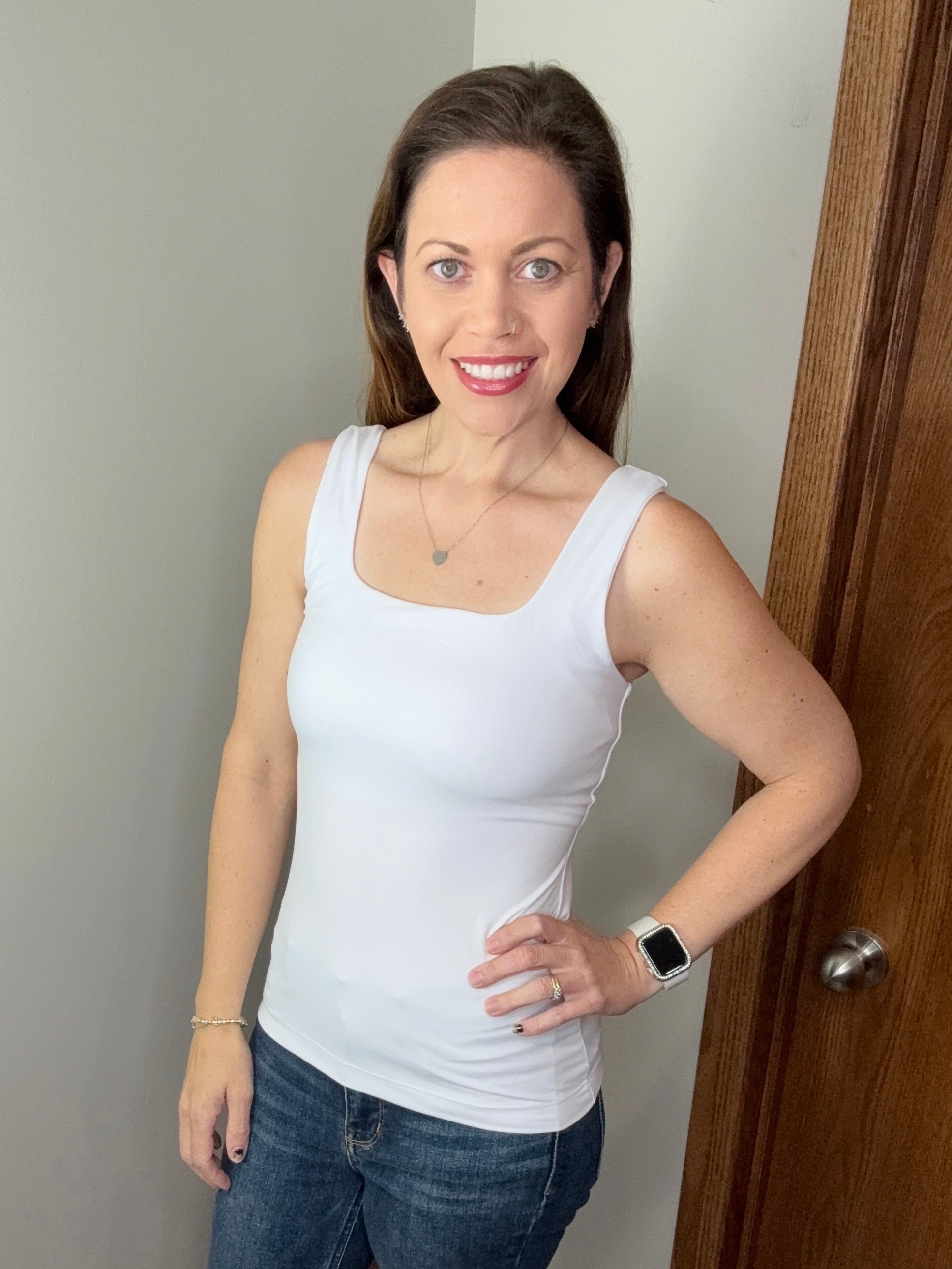 Back To Basics Tank In White