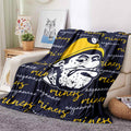 Negaunee Miners Retro Fleece Blanket